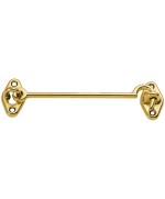 Ferramenta1.com | Gancio fermafinestra ottone lucido 140 mm - PZ 12
