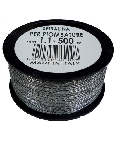 Ferramenta1.com | Filo spiralino p/piombature d 1,1 mm   500 g - PZ 1