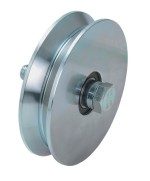 Ferramenta1.com | Ruota per canc gola a y c/bull 2 cusc 160 mm - PZ 2
