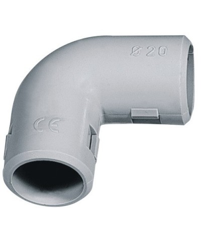 Ferramenta1.com | Ec curva 90 ispezionabile reversib d 25 mm da 2 pz - CF 1