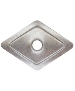 Ferramenta1.com | Rondella ferro romboidale 353 06b27027 27x27* - PZ 100
