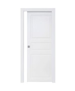 Ferramenta1.com | Porta bugna scorrevole 80x210 cm laccato bianco - PZ 1