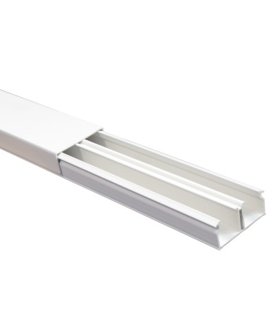 Ferramenta1.com | Minicanalina c/cop front 40x17 2 scom h 200 cm - PZ 1