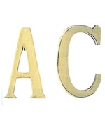 Ferramenta1.com | Lettera d in ottone 75 mm - PZ 10
