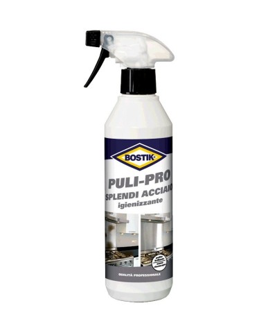 Ferramenta1.com | Bostik puli-pro splendi acciaio igienizzante 500 ml - PZ 6