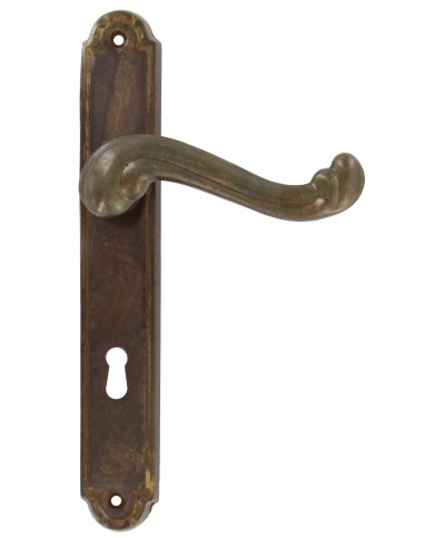 Ferramenta1.com | Maniglia ottone bronzato barocco q.8/70 - PZ 4