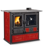 Ferramenta1.com | Cucina legna 8.8 kw rosa 5.0 vst bordeaux - PZ 1