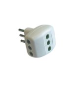 Ferramenta1.com | Fme 82.200 adattatore 10a 2p+t a 3 prese 10a 2p+t - PZ 5