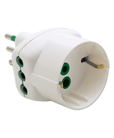 Ferramenta1.com | Fme 82.210 adattatore 10a 2p+t a 2 prese + schuko - PZ 1