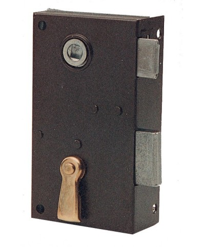 Ferramenta1.com | Serratura scrocco caten 2 mand 185 dx 60x35 vert - PZ 2