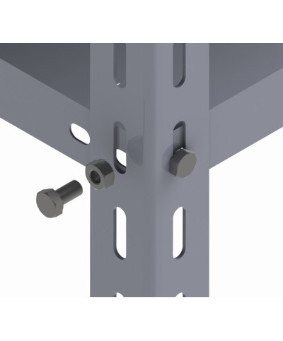 Ferramenta1.com | Bullone zincato con dado per scaffalatura* - PZ 200