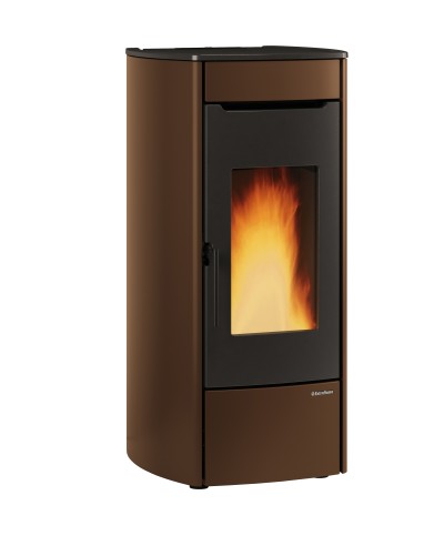Ferramenta1.com | Termostufa pellet 17.5 kw marina idro h13 bronzo - PZ 1