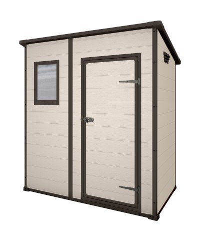 Ferramenta1.com | Casetta keter manor pent eff legno beige 183x111x200 - PZ 1