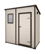Ferramenta1.com | Casetta keter manor pent eff legno beige 183x111x200 - PZ 1