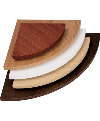 Ferramenta1.com | Mensola angolo squadrata noce 25x25x1,8 cm - PZ 5