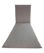 Ferramenta1.com | Cuscino garden grigio lettino h.4,5 cm.190x60 - PZ 4