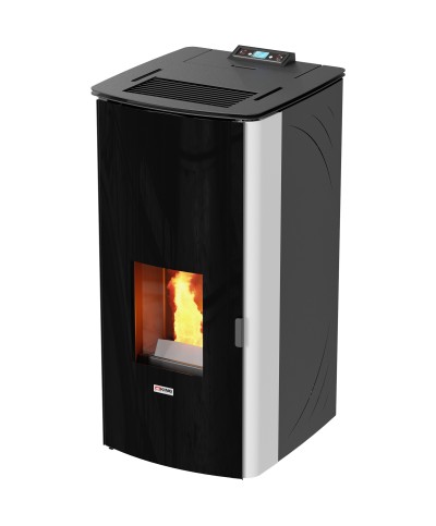 Ferramenta1.com | Termostufa pellet vent 17kw king 17dd bianco - PZ 1