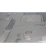 Ferramenta1.com | Tovagliato cristal tridimensionale dis. 08 h 140 cm - ML 20