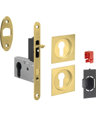 Ferramenta1.com | Kit porta scorr nicchia quadra yale easy g500t oro lu - PZ 1
