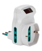 Ferramenta1.com | Fme 87.317 adattatore 10a 2p bip + sch c/inter sic - PZ 1