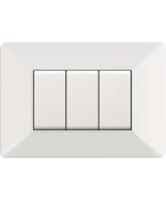 Ferramenta1.com | Placca easy matix bianco 3p - PZ 10