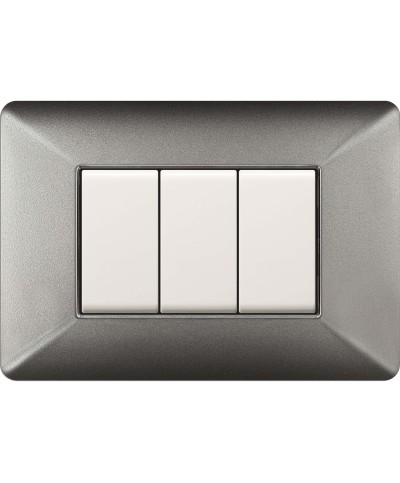Ferramenta1.com | Placca easy matix alluminio notte 3p - PZ 10