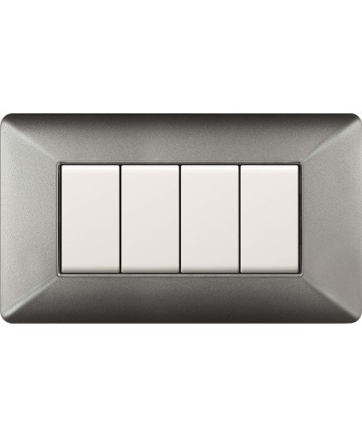 Ferramenta1.com | Placca easy matix alluminio notte 4p - PZ 1