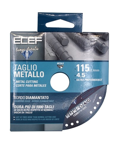 Ferramenta1.com | Disco diamantato per taglio metallo d 115 mm - PZ 1