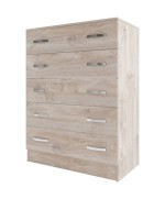 Ferramenta1.com | Kit cassettiera 5 cassetti 111x45x80 rovere vintage k360 - PZ 1