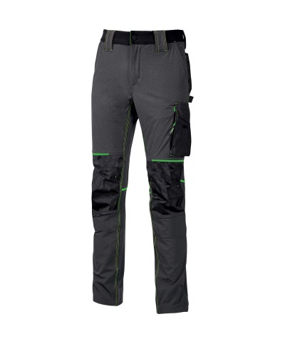 Ferramenta1.com | U-power pantalone atom slim fit grigio-verde tg.m - PZ 1