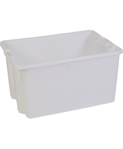 Ferramenta1.com | Cassa chiusa sovrapponibile 65 l bianco - PZ 1