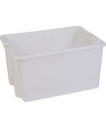 Ferramenta1.com | Cassa chiusa sovrapponibile 65 l bianco - PZ 1