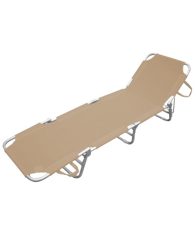 Ferramenta1.com | Lettino in alluminio playa tortora - PZ 2