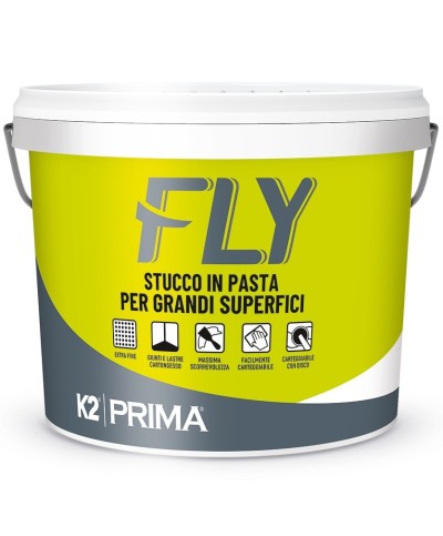 Ferramenta1.com | Stucco in pasta per grandi superfici k2 fly 18 kg - PZ 1