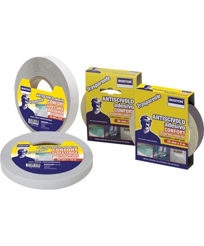 Ferramenta1.com | Boston nastro antisdrucciolo 25mmx5m confort - PZ 1