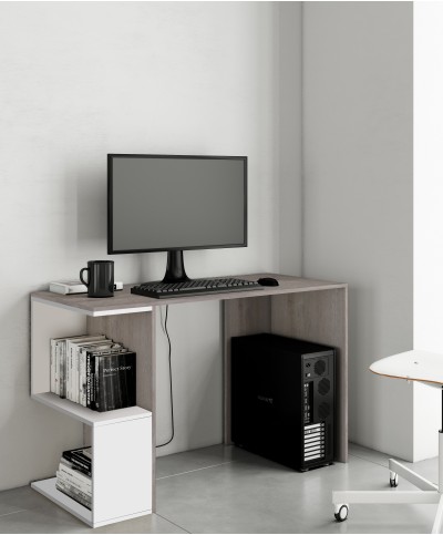 Ferramenta1.com | Kit scrivania 117x50x73,5 cm rovere gr./bianco - PZ 1