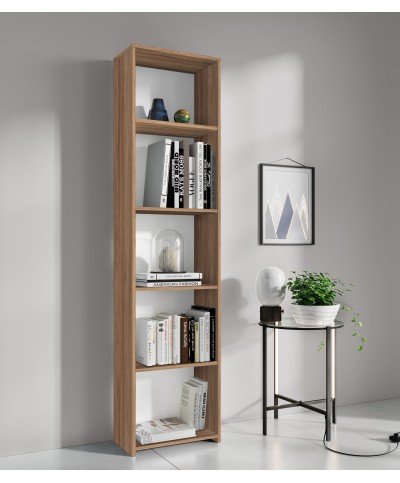 Ferramenta1.com | Kit libreria 4 ripiani 45x25xh183 cm rovere bar. - PZ 1