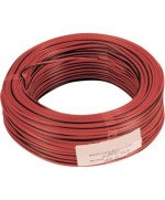 Ferramenta1.com | Cavo elettrico hi-fi 2x1,00 mm rosso-nero - MT 100