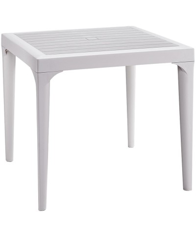 Ferramenta1.com | Tavolo resina malmo 80x80xh74 cm bianco - PZ 1