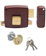 Ferramenta1.com | Cisa 50110 70 mm dx serratura appl. legno cil. stacc. - PZ 1