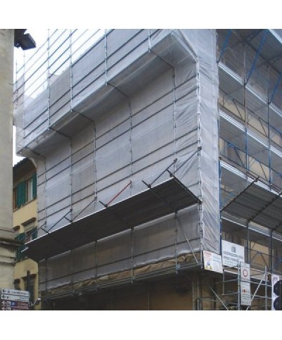 Ferramenta1.com | Rete p/ponteggi c/asole 1,8x25 m bianco - CF 1