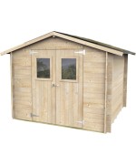 Ferramenta1.com | Casetta legno augusta c/pavimento 249x198x206 cm - PZ 1