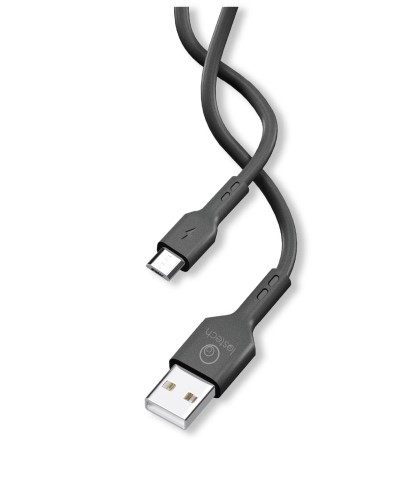Ferramenta1.com | Cavo usb flessibile micro usb 1,0 m nero - PZ 1