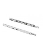 Ferramenta1.com | Guida per cassetti acciaio 17 mm 25 cm port 10 kg - CP 20