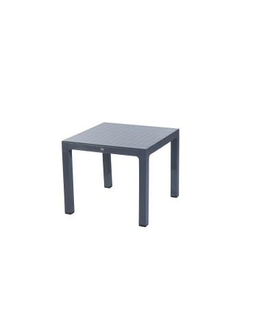 Ferramenta1.com | Tavolo c/vetro regnum cm 90x90x75h antracite - PZ 1