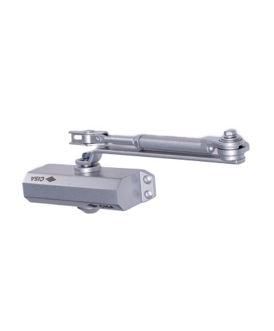 Ferramenta1.com | Cisa 60461 chiudiporta c-arresto argento - PZ 1