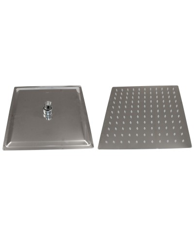 Ferramenta1.com | Soffione doccia inox quadro 200x200 mm - PZ 1