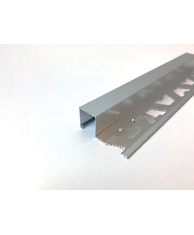 Ferramenta1.com | Profilo aperto alusquare sat. mm.10 h. cm.250 - PZ 5