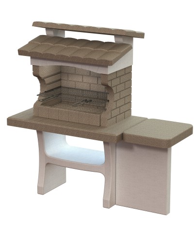 Ferramenta1.com | Barbecue in muratura 159x72x162 cm luxor - PZ 1