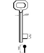 Ferramenta1.com | Chiavi silca patent 5010 passepartout corta bronz - PZ 5